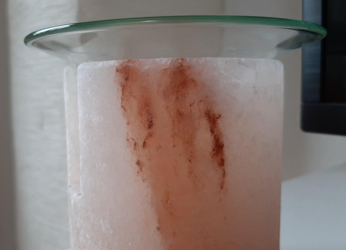 Duftlampe von Himalayan, Salzlampe mit Glasschale - KamelundMilch.de