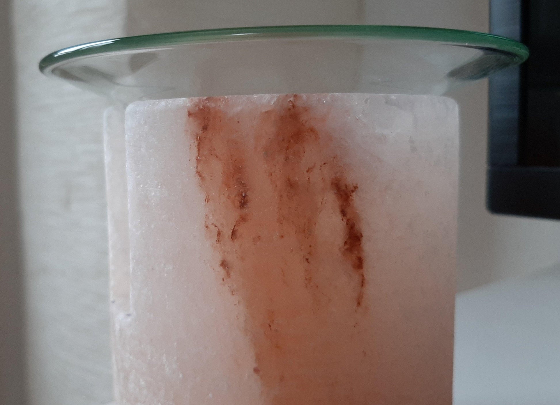 Duftlampe von Himalayan, Salzlampe mit Glasschale - KamelundMilch.de