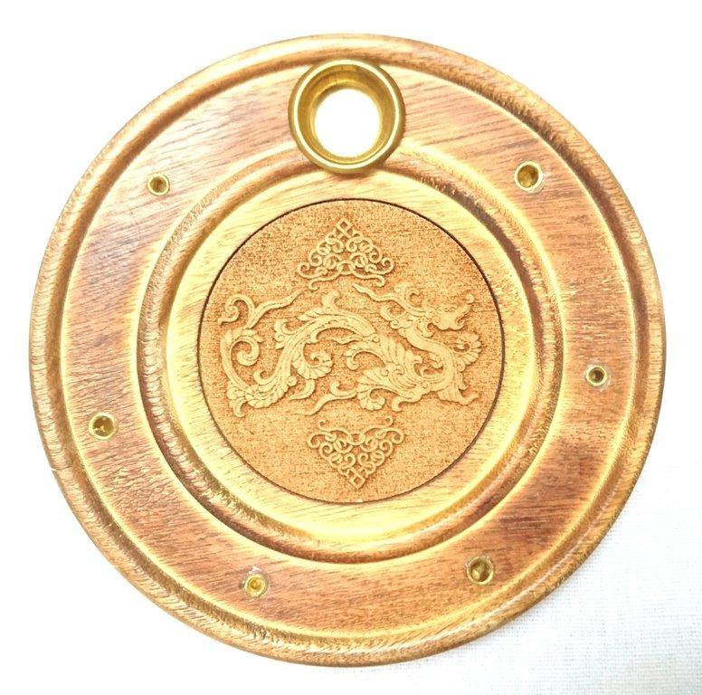 Räucherstäbchenhalter rund Drache - KamelundMilch.de