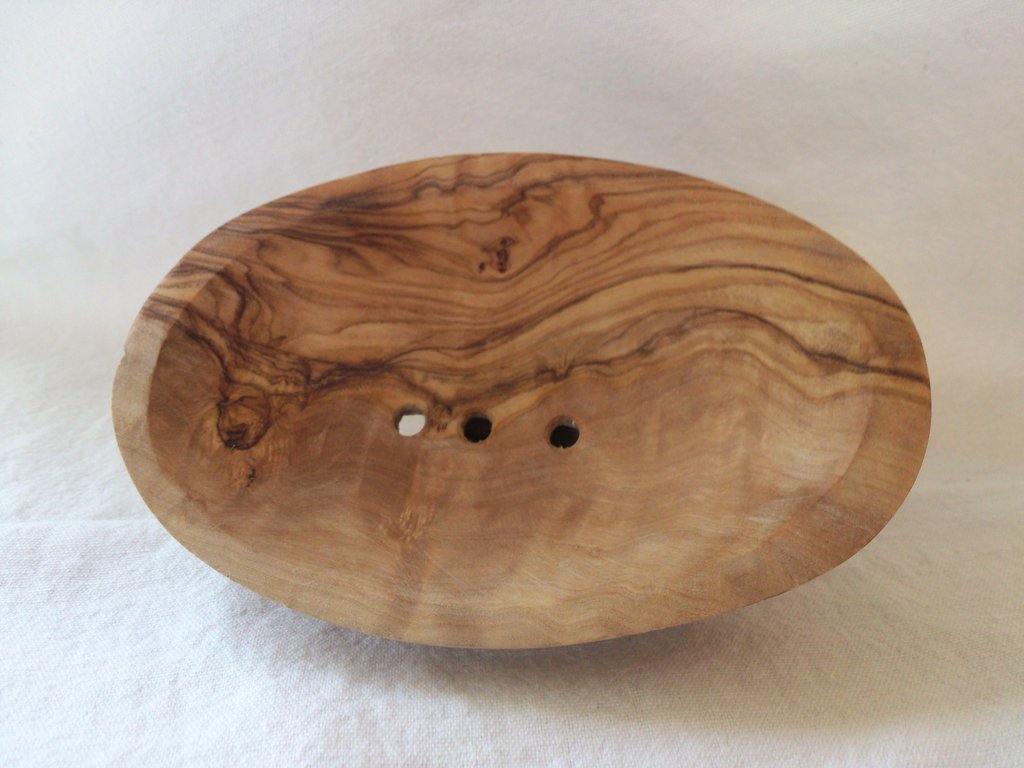 Olivenholz Seifenschale - Größe medium - KamelundMilch.de