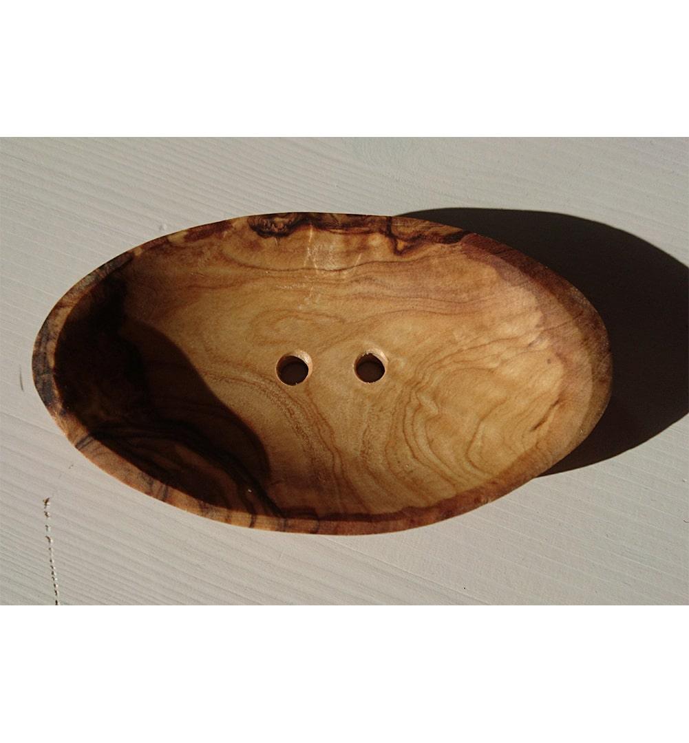 Olivenholz Seifenschale, Größe: mini - KamelundMilch.de