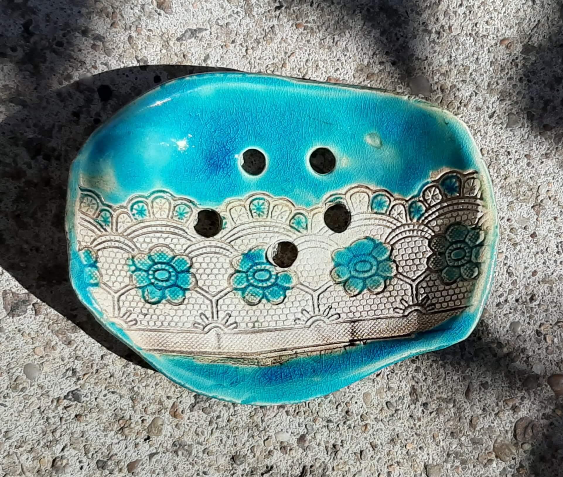 Seifenschale by LaMar Design Mallorca in türkis mit und ohne Schriftzug - KamelundMilch.de