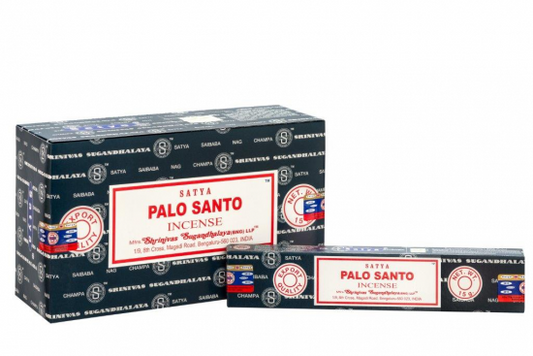 Indische Räucherstäbchen Original Satya Say Saba Palo Santo - 15g - KamelundMilch.de