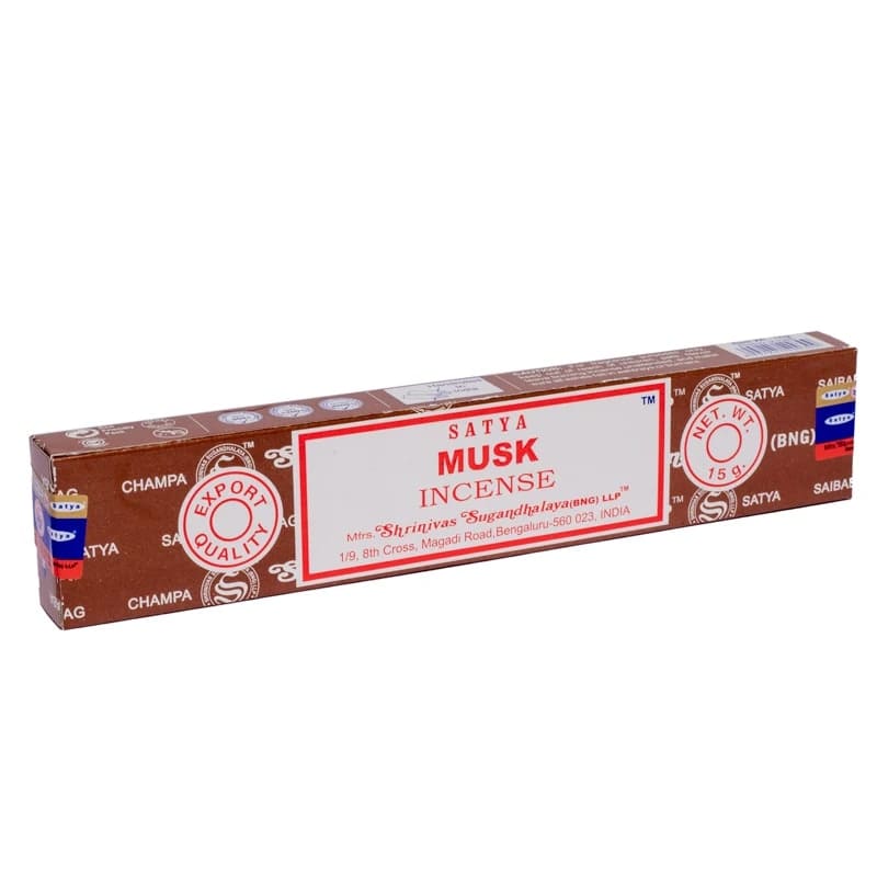 Indische Räucherstäbchen "Satya Musk" - 15g