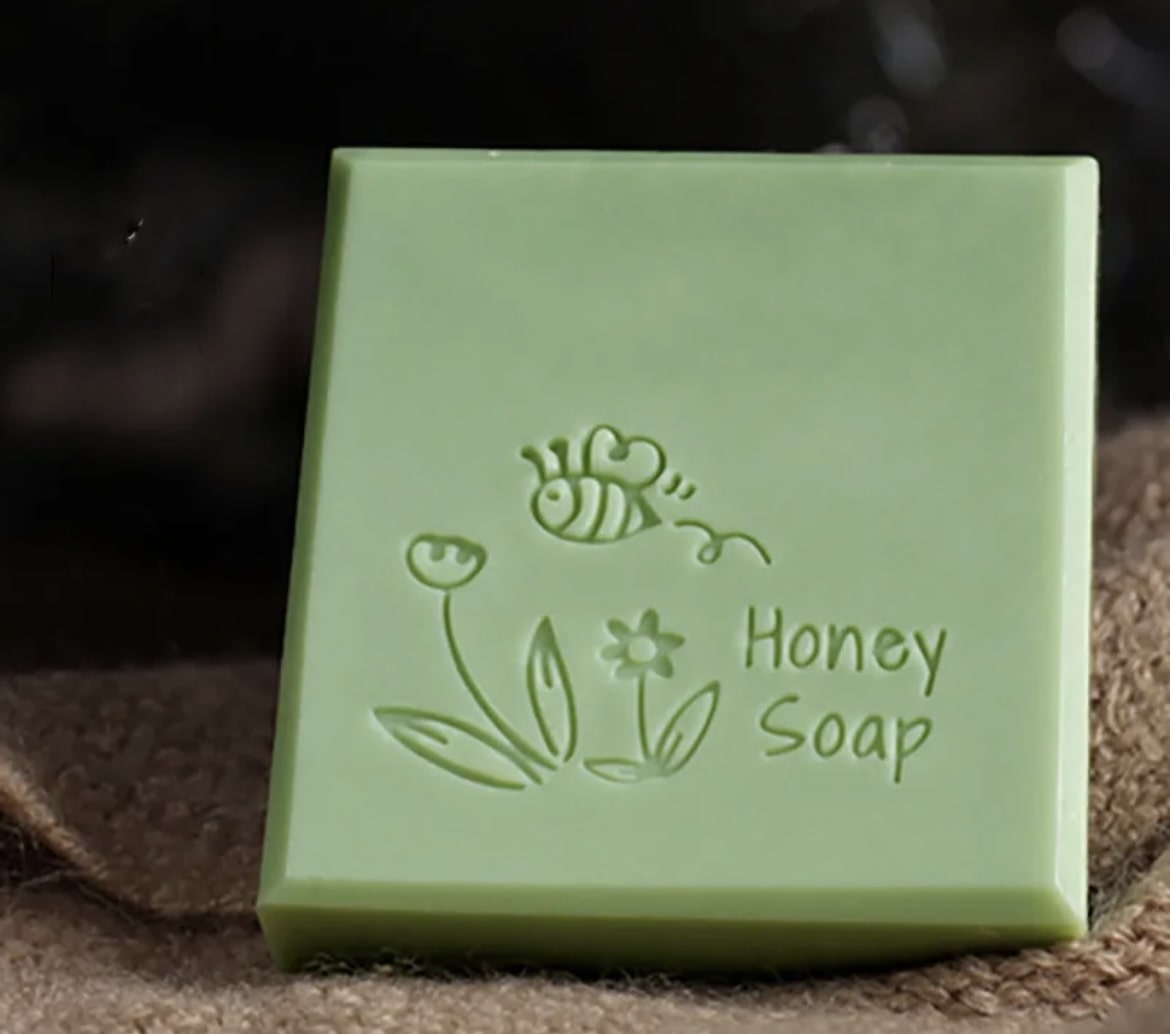 Seifenstempel Acrylglas Motiv Biene Honey Soap