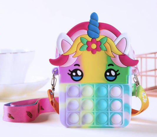 Tasche Push Pop Bubble Einhorn