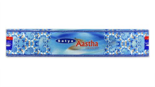 Original Satya Aastha the Trust 15g indische Räucherstäbchen
