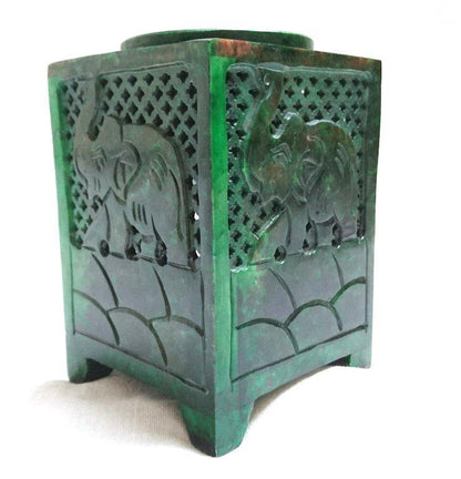 Duftlampe Elefant grün - KamelundMilch.de
