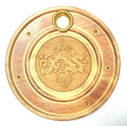 Räucherstäbchenhalter rund Drache - KamelundMilch.de