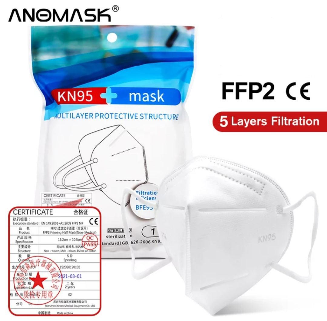 FFP2 Maske in weiß - CE 2163 geprüft - KamelundMilch.de