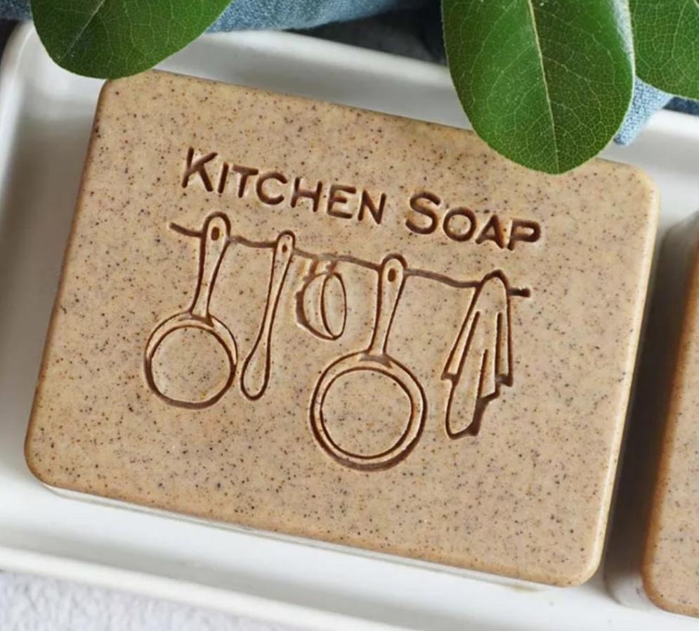 Seifenstempel Acrylglas ohne Griff Motiv: Kitchen Soap - KamelundMilch.de