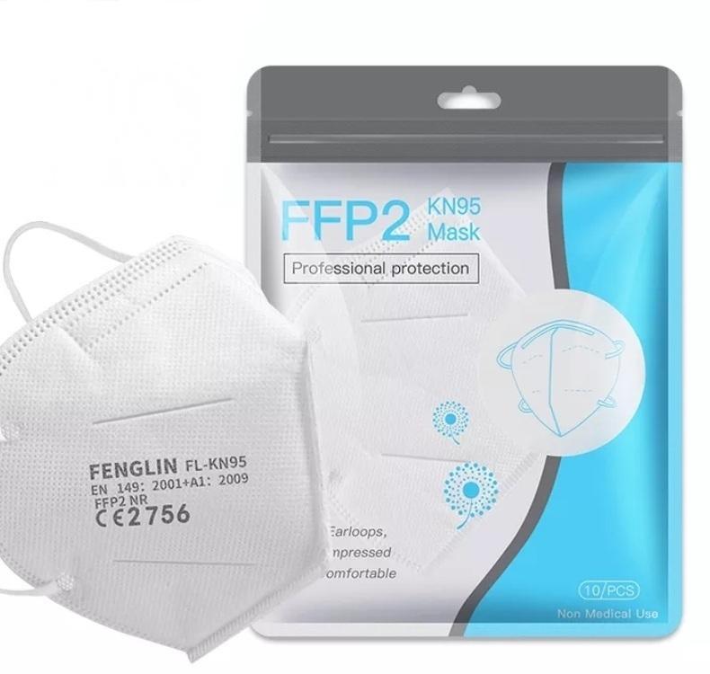 FENGLIN FFP2 Maske in weiß 10 Stück - CE 2756 geprüft - KamelundMilch.de